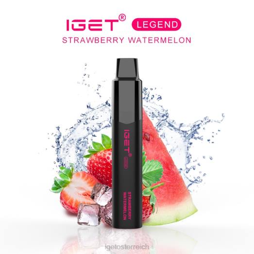 IGET Vape - Legende - 4000 Züge 8BTV630 Erdbeerwassermelone