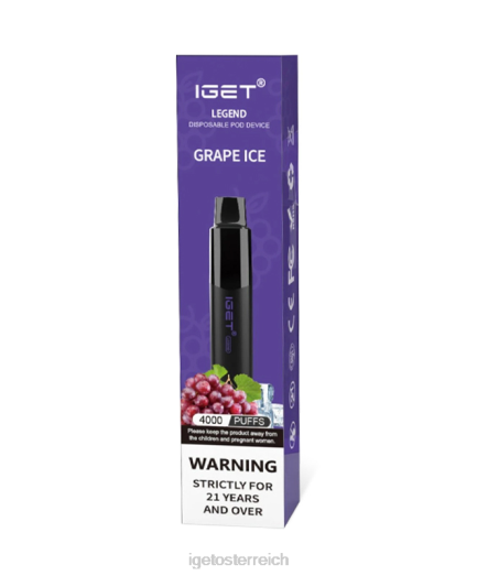 IGET Vape Sale - Legende 8BTV183 Traubeneis