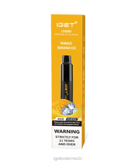 IGET Discount - Legende 8BTV185 Mango-Bananen-Eis