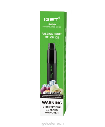 IGET Vape Shop - Legende 8BTV188 Passionsfrucht-Melonen-Eis