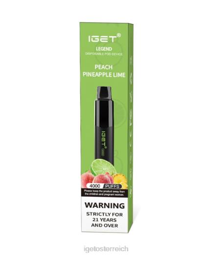 IGET Vape Sale - Legende 8BTV190 Pfirsich-Ananas-Limette