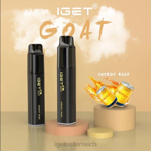 IGET Vape - Ziege - 5000 Züge 8BTV510 Energieschub