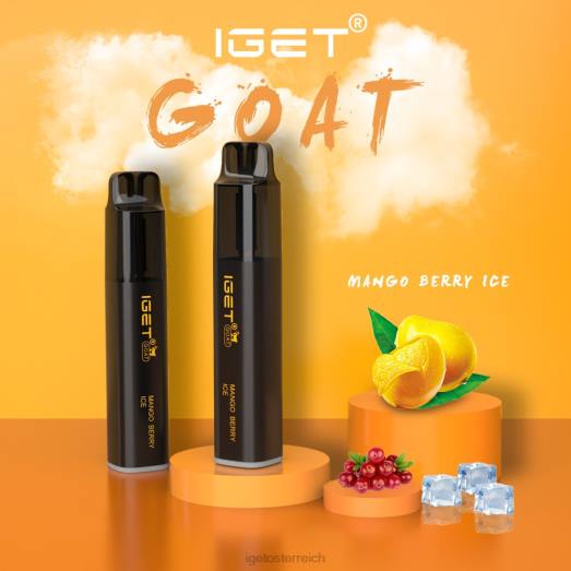 IGET Vape Shop - Ziege - 5000 Züge 8BTV559 Mangobeereneis