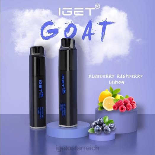 IGET Shop - Ziege - 5000 Züge 8BTV642 Blaubeer-Himbeer-Zitrone