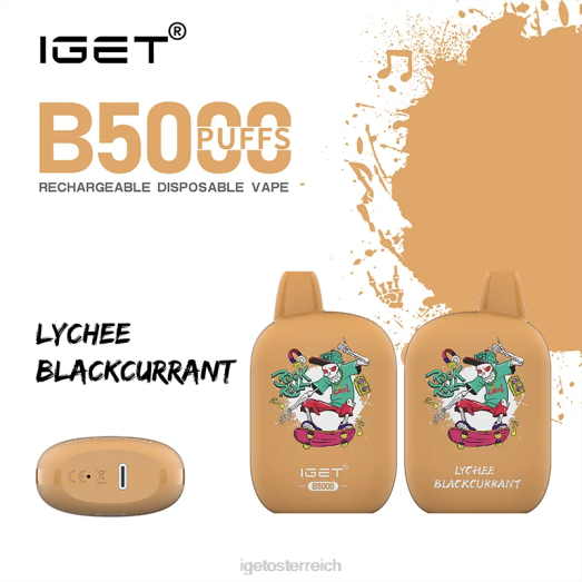 IGET Shop - b5000 8BTV309 Litschi schwarze Johannisbeere