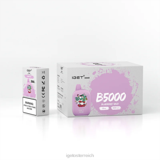 IGET Vape Shop - b5000 8BTV310 Blaubeer-Razz