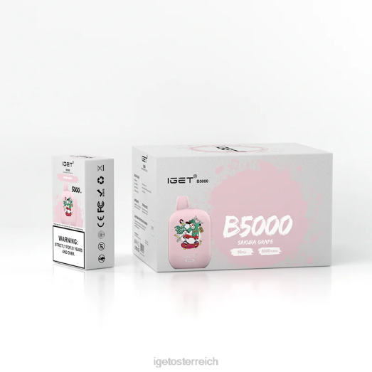 IGET Vape Shop - b5000 8BTV317 Sakura-Traube