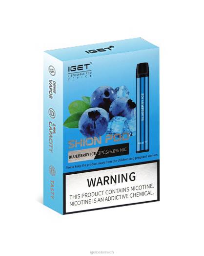 IGET Sale - 3 x Shion 8BTV4 Blaubeereis