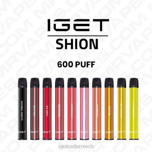 IGET Sale - Shion Einweg-Vaporizer im Großhandel (600 Züge) 8BTV633