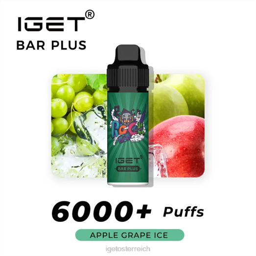 IGET Wholesale - bar plus - 6000 Züge 8BTV591 Apfel-Trauben-Eis
