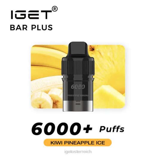 IGET Sale - Bar Plus Pod 6000 Züge 8BTV270 Kiwi-Ananas-Eis