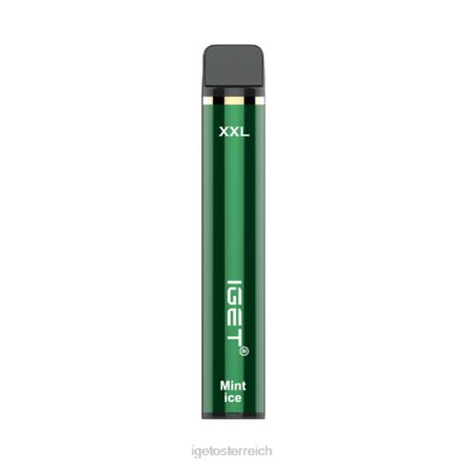 IGET Wholesale - Nikotinfreies xxl 1800 Züge 8BTV366 üppiges Eis
